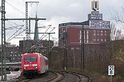 101 002 - 2025-03-12-021 Dortmund Hafen 101 002 mit EC 9 nach Zürich