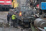 143 037 - 2020-10-22-026 Leverkusen Opladen 143 037 wird gerade zerlegt.