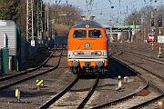 218 402 - 2025-03-08-011 Dortmund Mengede Sonderzug mit 218 137 nach Winterberg.