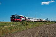 218 497 - 2025-08-18-055 Emmelsbüll Lehnshallig 218 497 mit IC 2214 nach Westerland.