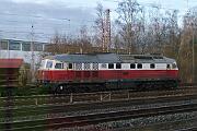 232 141 - 2025-01-29-039 Bochum Ehrenfeld 232 141 der WFL, aus der S1 fotografiert.