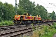 275 114 h - 2025-07-31-041 Bochum Riemke 275 113 (vorne) und 275 114 mit leerem Hohenlimburger