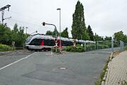 426 104 - 2025-07-31-026 Bochum Riemke 426 104 nach Gelsenkirchen. Am HP Riemke ist jetzt rechts der Weg abgesperrt, Fotografieren ist nur noch eingeschränkt möglich.