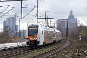462 005 - 2025-03-12-010 Dortmund Hafen 462 005 wird als RE 4 ab Dortmund Hbf umgeleitet, Grund nicht bekannt.
