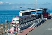 628 505 - 2025-08-18-004 Dagebüll Mole Dieser Triebwagen besteht aus 628 505 und 628 506. Hier mit Kurswagen für den IC nach Köln.