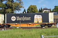 2024-09-01-004 Warstein 40 Jahre Eisenbahnfreunde Warstein mit Sonderfahrten. Hier startet die V200 zum Lohbusch.