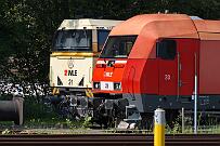 2024-08-31-006 Warstein WLE 23 und 21 transportieren heute den Bierzug von Warstein nach Lippstadt, und den Gegenzug zurück nach Warstein. Gegen 14:00 Uhr werden die Loks zur Brauerei...