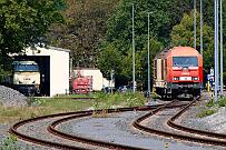 2024-08-31-009 Warstein WLE 23 und 21 transportieren heute den Bierzug von Warstein nach Lippstadt, und den Gegenzug zurück nach Warstein. Gegen 14:00 Uhr werden die Loks zur Brauerei...