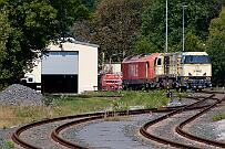 2024-08-31-018 Warstein WLE 23 und 21 transportieren heute den Bierzug von Warstein nach Lippstadt, und den Gegenzug zurück nach Warstein. Gegen 14:00 Uhr werden die Loks zur Brauerei...